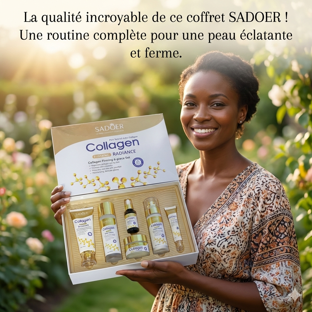 Coffret de soin de visage au collagène